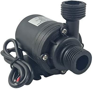 ZAOJIAO DC 24V Brushless Water Pump 1/2'' Male Thread Centrifugal Submersible Pump 800L/H 210GPH 4M/13ft for Fountain Solar Panel Pond Aquarium Water Circulation System