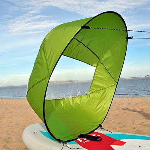 Diintor 42inch Wind Sail, Fold-able Downwind Sail for Kayaks, Canoes, Inflatable Boats, Paddle Board