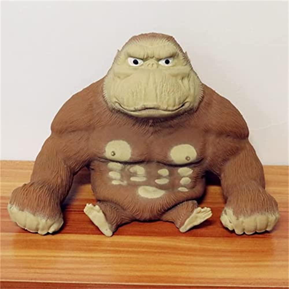 BFGTM Stretch Gorilla Figure, Latex Monkey Gorilla Toys, Anime Figure Toys Latex Gorilla, Soft Stretchy Gorilla Toy, Gorilla Figure for Kids