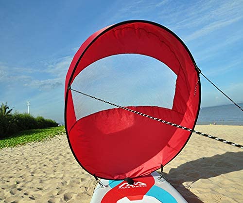 Diintor 42inch Wind Sail, Fold-able Downwind Sail for Kayaks, Canoes, Inflatable Boats, Paddle Board