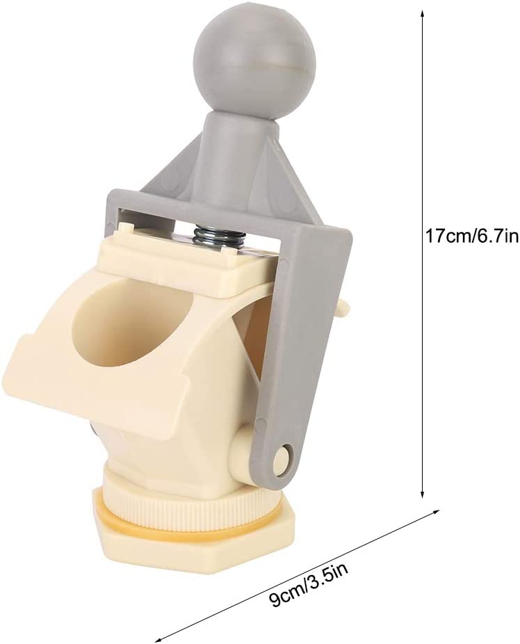 Honey Faucet Gate Valve, Ergonomic Handle High Efficiency Reliable Bee Honey Tap Gate for Honey Extractor Equipment