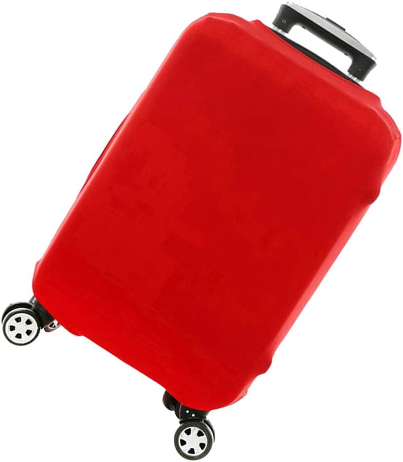 Wrightus Travel Luggage Cover Protector, Elastic Suitcase Dust-Proof Scratch-Resistant Fit for 22-24inch Suitcase (S 18''-20'', Blue)