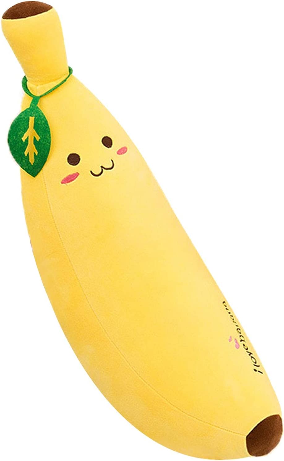 Banana Stuffed Toys, Creative Plush Banana Pillow Cartoon Stuffed Toys Cushion Doll Soft Fruit Shaped Hugging Pillow for Kids Birthday Present Home Office.