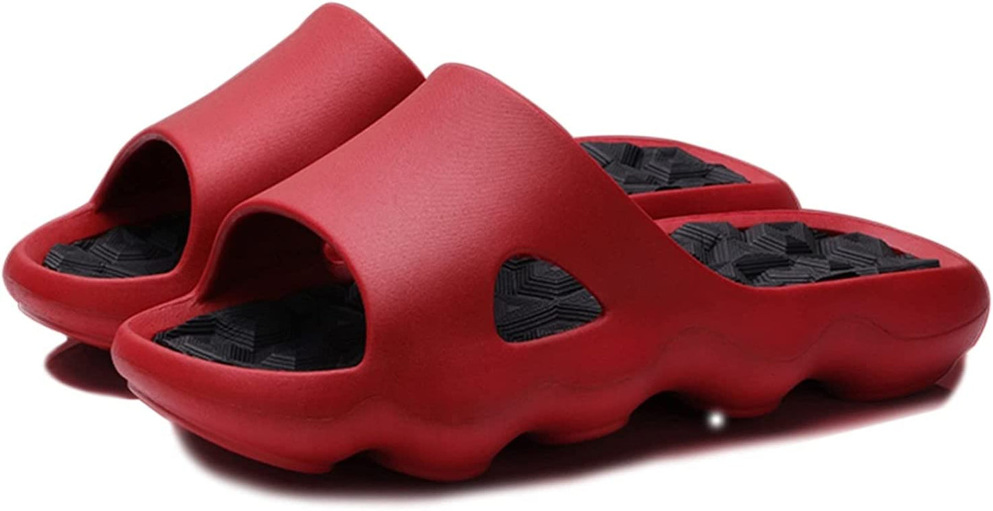 Plantar Fasciitis Slippers for Women, Massage Slippers Foot Reflexology Acupressure Sandals Shower Slippers for Men Ladies Open Toe Shock-Absorbing Sole, Indoor & Outdoor