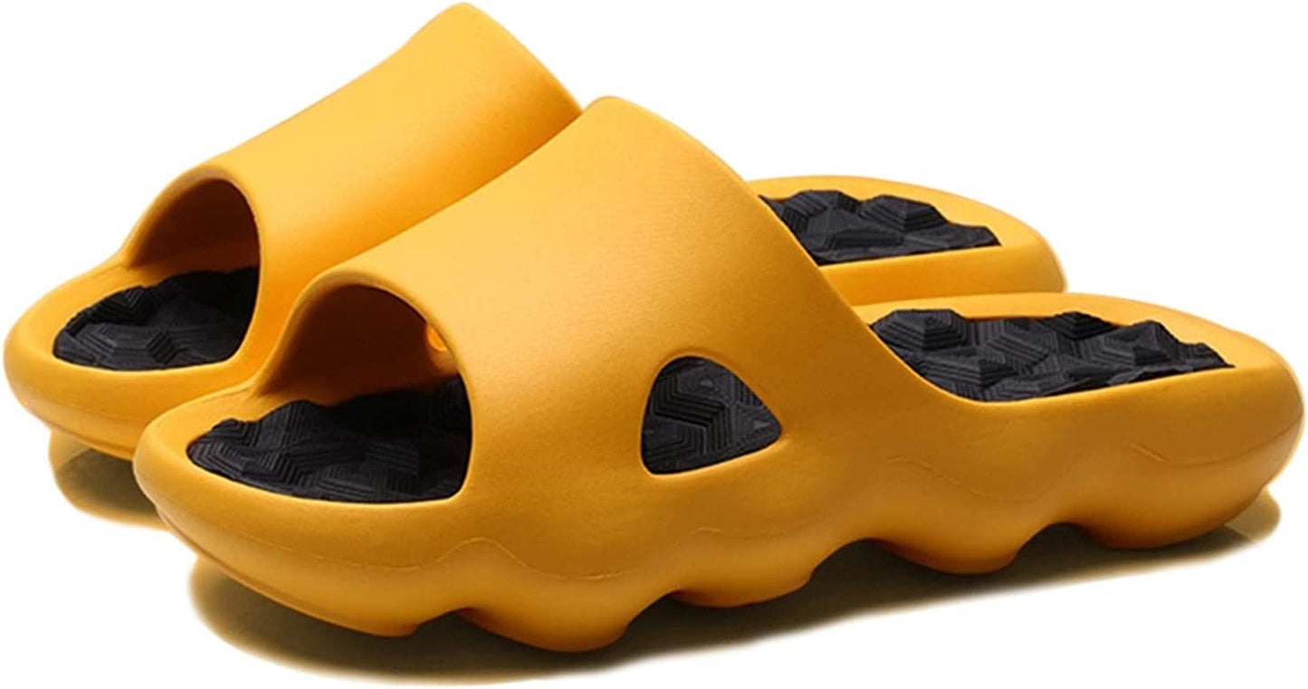 Plantar Fasciitis Slippers for Women, Massage Slippers Foot Reflexology Acupressure Sandals Shower Slippers for Men Ladies Open Toe Shock-Absorbing Sole, Indoor & Outdoor