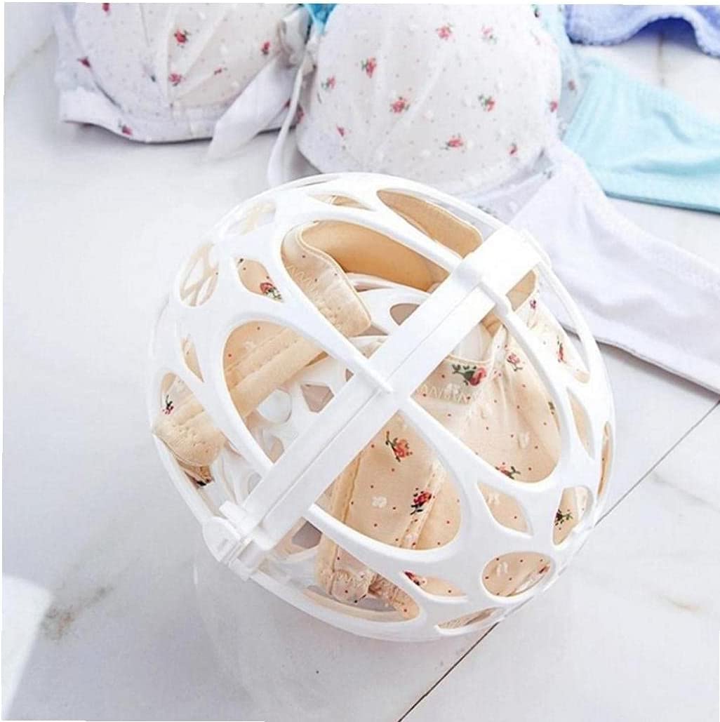 Women Underwear Washer Saver Ball Shape Clothes Washing Bags Double Spherical Bra Washing Bag Bra Protector Laundry Bra Bags Random Coloor