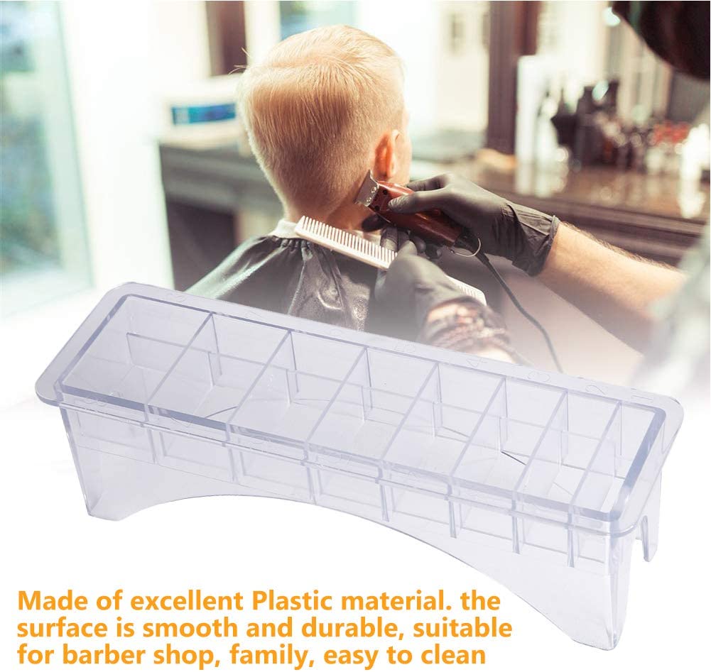 Clipper Holder,Limit Comb Storage Box Hair Clipper Positioning Caliper Comb Organizer Case,Clipper Guard Box for Hair Clipper Limit Comb Guide Attachment (01)