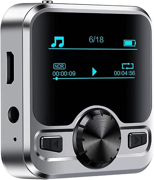 MERSHAO MP3 Player, 1.2 Inch Full Touchscreen 32GB mp3 Players with Enhanced Bluetooth - HiFi Lossless Sound, Line in Burn Music, Voice recorde, FM, Long Battery Life