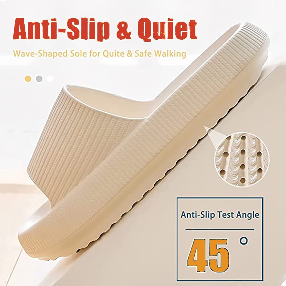 Cloud Slippers, Cloud Cushion Slidess, Foggs Japan Slippers, Massage Foam Bathroom Slippers, Cloudfeet Ultra-Soft Slippers