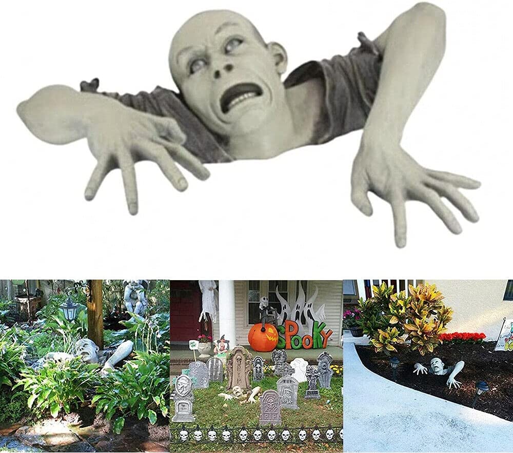 SANWENYU Halloween Zombie Garden Statue Decoration for Best Halloween Graveyard Décor Halloween Decorations for Patio, Lawn, Yard, Holiday Garden Gift
