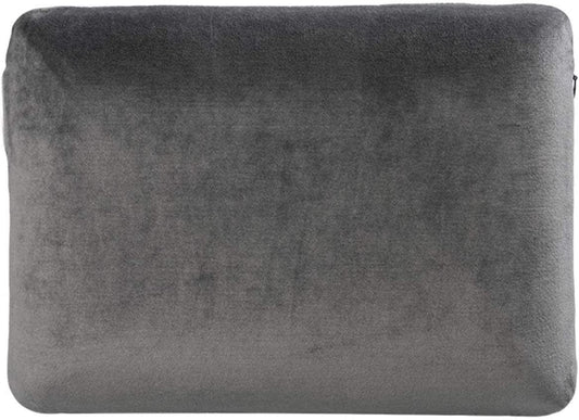 Todaytop Rectangle Memory Foam Travel Pillow, Soft Slow Rebound Head and Neck Cushion with Plush Removable Cover, Perfect for Airplane Carry-on Lumbar Pillow,39x28x9cm