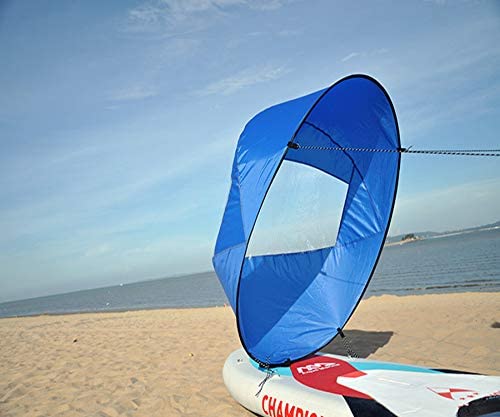 Diintor 42inch Wind Sail, Fold-able Downwind Sail for Kayaks, Canoes, Inflatable Boats, Paddle Board