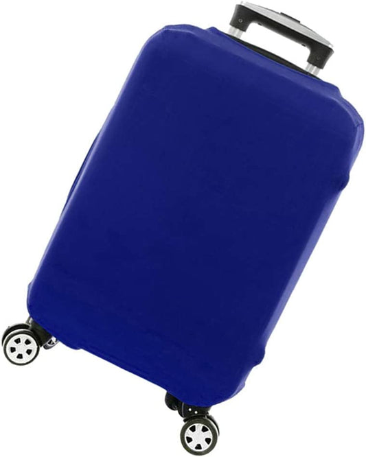 Wrightus Travel Luggage Cover Protector, Elastic Suitcase Dust-Proof Scratch-Resistant Fit for 22-24inch Suitcase (S 18''-20'', Blue)