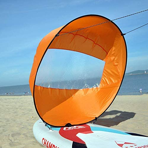 Diintor 42inch Wind Sail, Fold-able Downwind Sail for Kayaks, Canoes, Inflatable Boats, Paddle Board