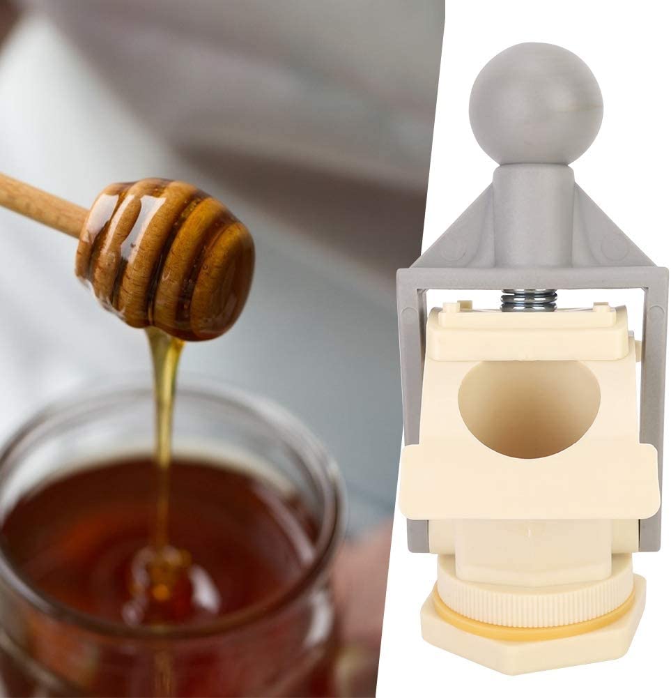 Honey Faucet Gate Valve, Ergonomic Handle High Efficiency Reliable Bee Honey Tap Gate for Honey Extractor Equipment