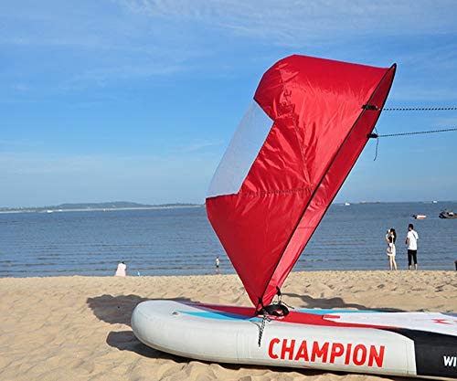 Diintor 42inch Wind Sail, Fold-able Downwind Sail for Kayaks, Canoes, Inflatable Boats, Paddle Board