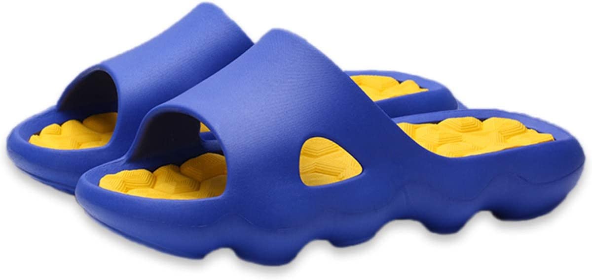 Plantar Fasciitis Slippers for Women, Massage Slippers Foot Reflexology Acupressure Sandals Shower Slippers for Men Ladies Open Toe Shock-Absorbing Sole, Indoor & Outdoor