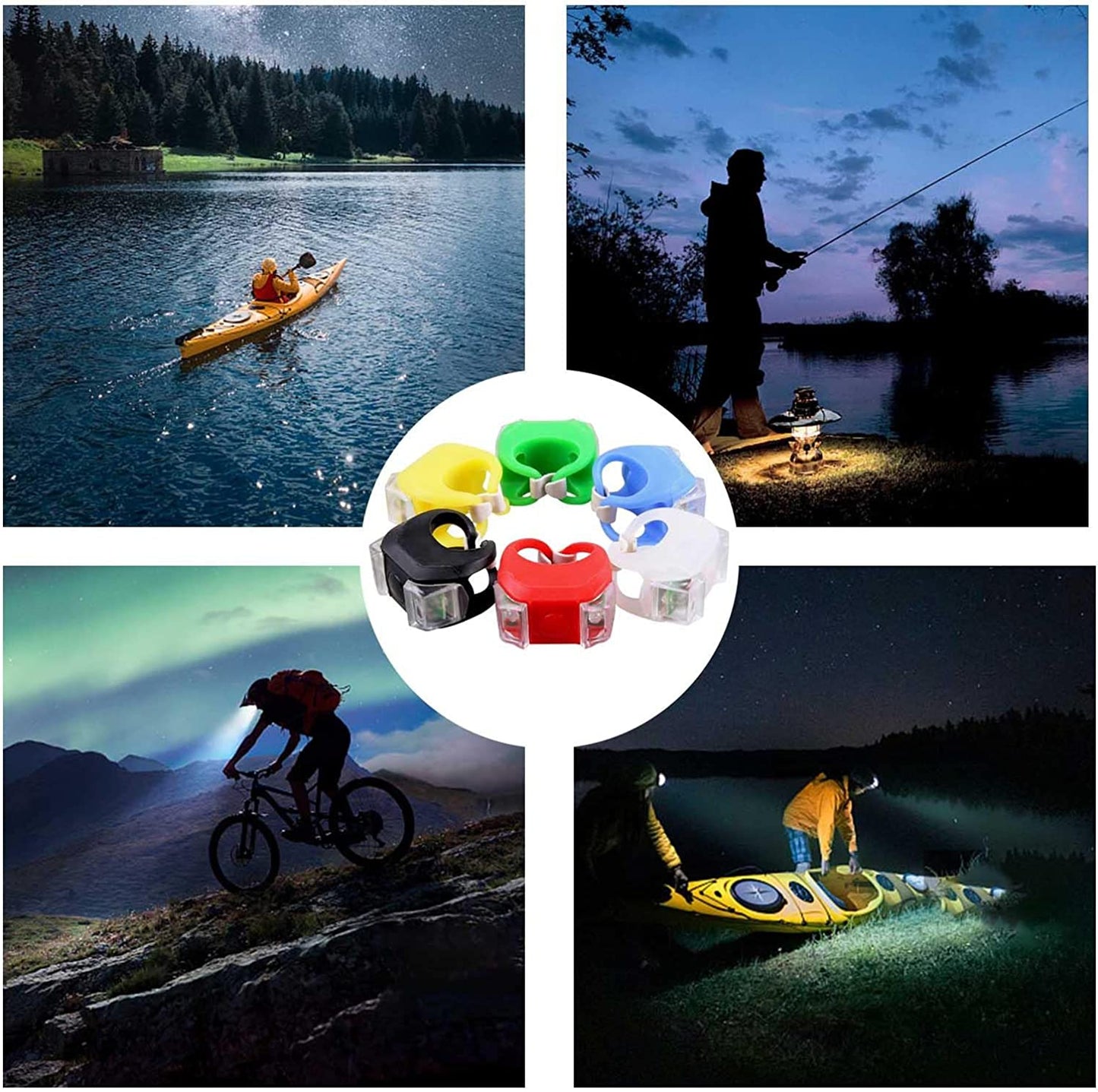 Paddle Board Lights for Night - Portable Boat Navigation Lights, Kayak Navigation Lights with 3 Lighting Modes for Boat Kayak Motorboat Nicything