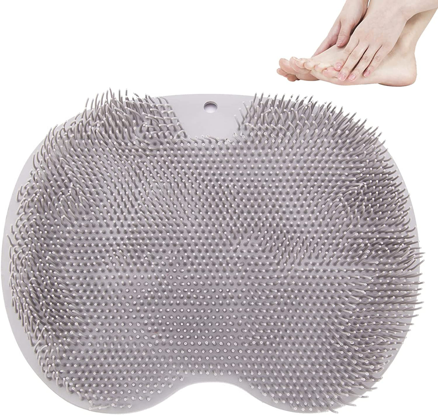 Libara Foot Scrubber for Use in Shower, Shower Foot Scrubber Massager Cleaner, Feet Cleaner Scrubber, Feet-Pain Reduce Massage Pad, Cleaner and Feet Pain